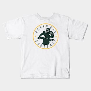 Green Bay Football Team Color Kids T-Shirt